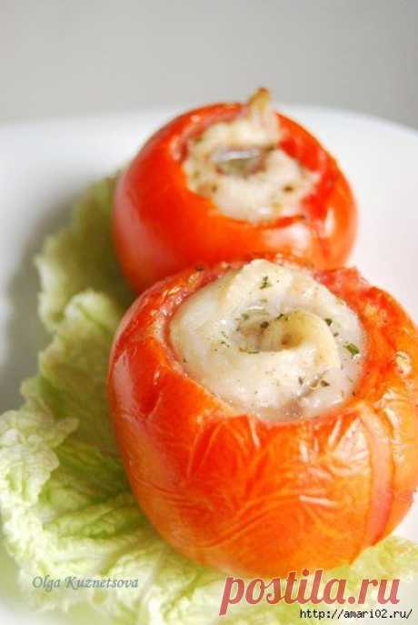 Рыба, запечённая в помидорах..