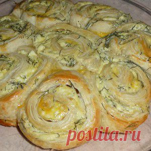 Закусочный пирог с брынзой - BestCook