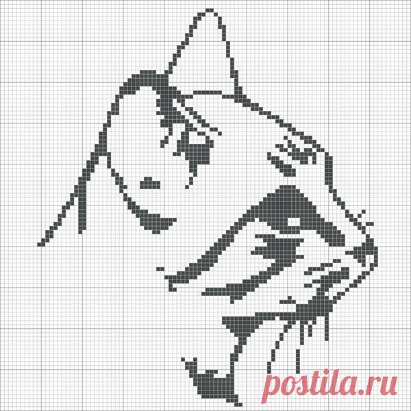 Вышивка крестиком схемы по клеточкам картинки: маленькие и легкие, для начинающих и детей, 50 на 50