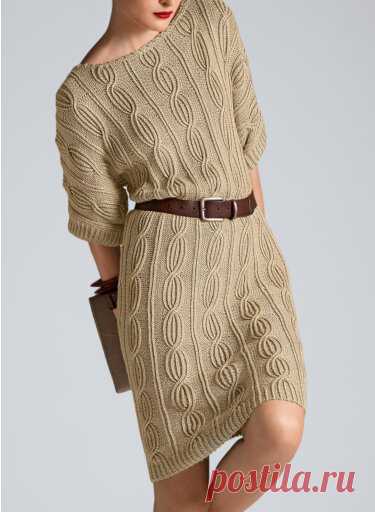 Вязаное платье от Bergere de France. | love_with_knit | Яндекс Дзен