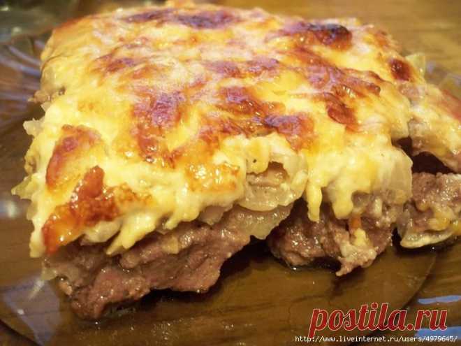 РЕЦЕПТУРНЫЙ КЛАД С МЯСОМ ПО-КУПЕЧЕСКИ ДЛЯ ПРИЛЕЖНЫХ ХОЗЯЮШЕК