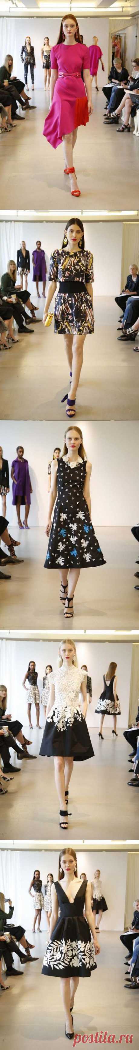 (+1) тема - Платья из коллекции Oscar de la Renta Resort 2015 | КРАСОТА