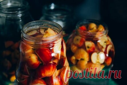 Компот из яблок с лимонной кислотой на зиму