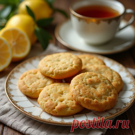 Три рецепта простого лимонного печенья в домашних условиях