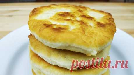 Хлебные лепешки на сковороде