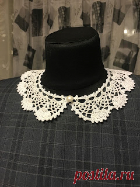 Ажурный воротничок Оpenwork collar: Дневник группы «ВЯЖЕМ ПО ОПИСАНИЮ»: Группы - женская социальная сеть myJulia.ru
