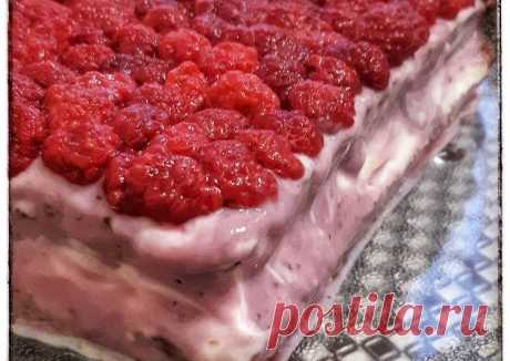 Миндально-малиновый торт (ПП) - пошаговый рецепт с фото. Автор рецепта Настасья🌱🌳 . - Cookpad