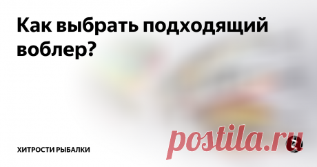 Как выбрать подходящий воблер?  В настоящее время существует гигантское количество производителей приманок для спиннинга. И одними из популярных таких приманок безусловно являются воблеры, разновидностей которых также огромнейшее множество. Из всего этого такого разнообразия часто бывает очень трудно выбрать подходящий. Поэтому эта статья и расскажет об разновидностях воблеров и в каких конкретных условиях необходимо использоват