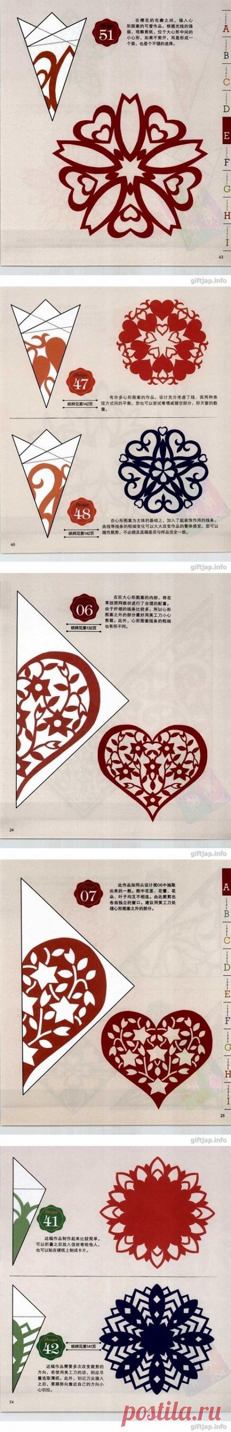 Необычные прорезные снежинки (трафик) / Новогодний интерьер / ВТОРАЯ УЛИЦА