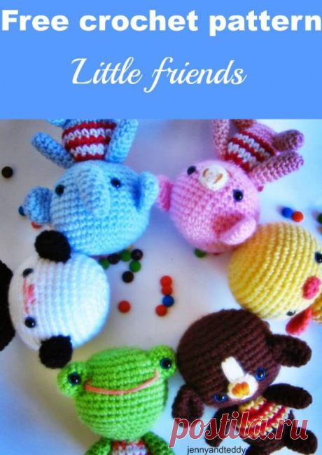 Little friends amigurumi-free pattern