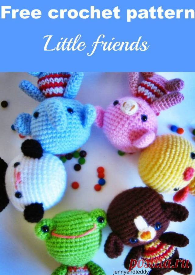 Little friends amigurumi-free pattern