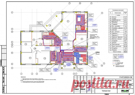 Проект отопления частного дома, пример 2527