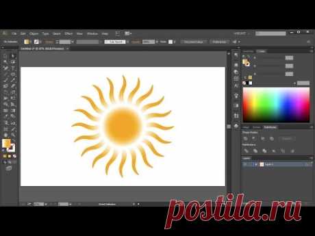 How to Draw a Sun in Adobe Illustrator