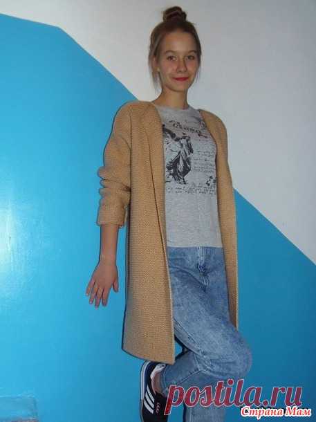Модный кардиган. Подробнейший мастер-класс - Вязание - Страна Мам