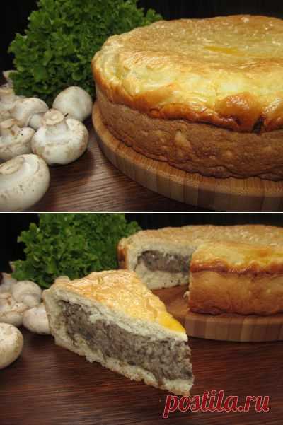 Пирог с гречкой и грибами : Выпечка несладкая