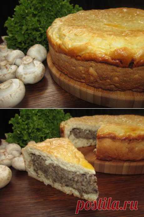 Пирог с гречкой и грибами : Выпечка несладкая