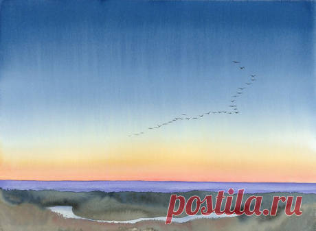 Художник-акварелист Fred Poisson