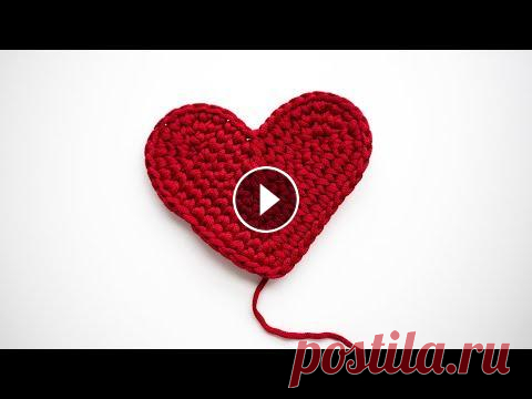 Корзинка Сердце из шнура. Вязание крючком Вяжем крючком корзинку сердечко из шнура. Ряд за рядом. Корзинка из полиэфирного шнура. 4 варианта обвязки края корзиночки Как связать круг по схеме и...