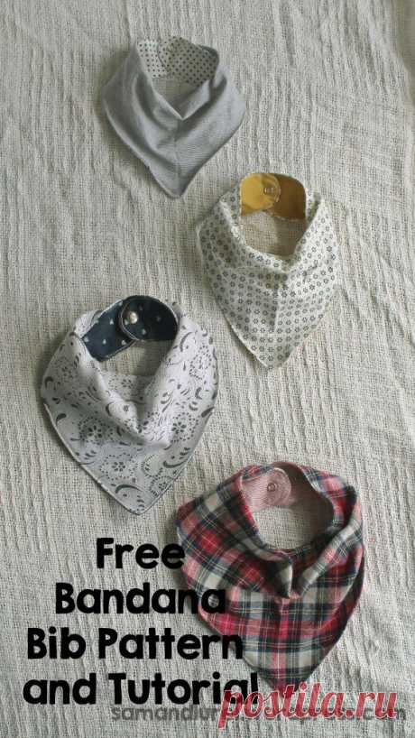 Free Bandana Bib Pattern |