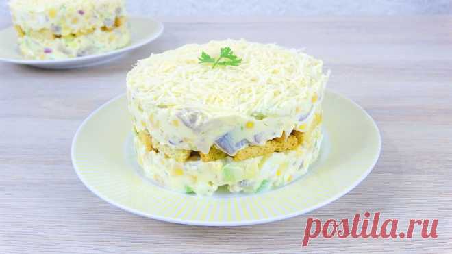 Рецепт новогоднего вкуса. Там нет ни грамма майонеза! Новый салат 