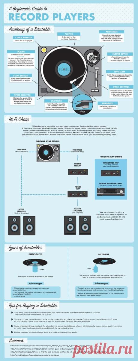 Infographic: A Beginner's Guide To Turntables