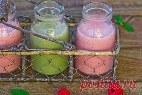 Банановый смузи с овсянкой - рецепт с пошаговыми фото / Меню недели