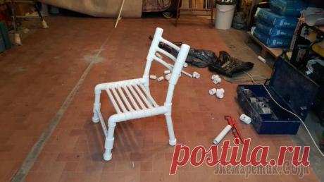 Детский стульчик из труб