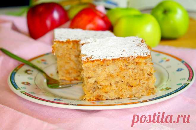Самый вкусный яблочный пирог из тех, что я вообще в жизни ела | вкусно#смачно | Яндекс Дзен