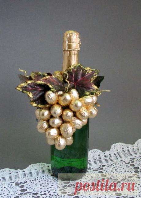 Prácticas Ideas para el Hogar...: Bellas ideas para decorar botellas con estilo navideño