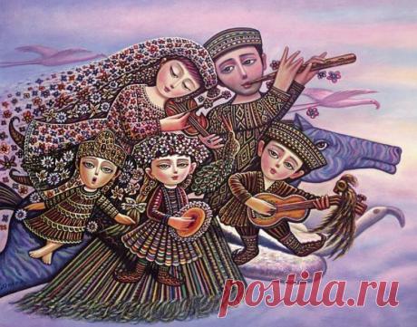 Сказочные картины армянского художника Севада Григоряна, проникнутые национальной самобытностью