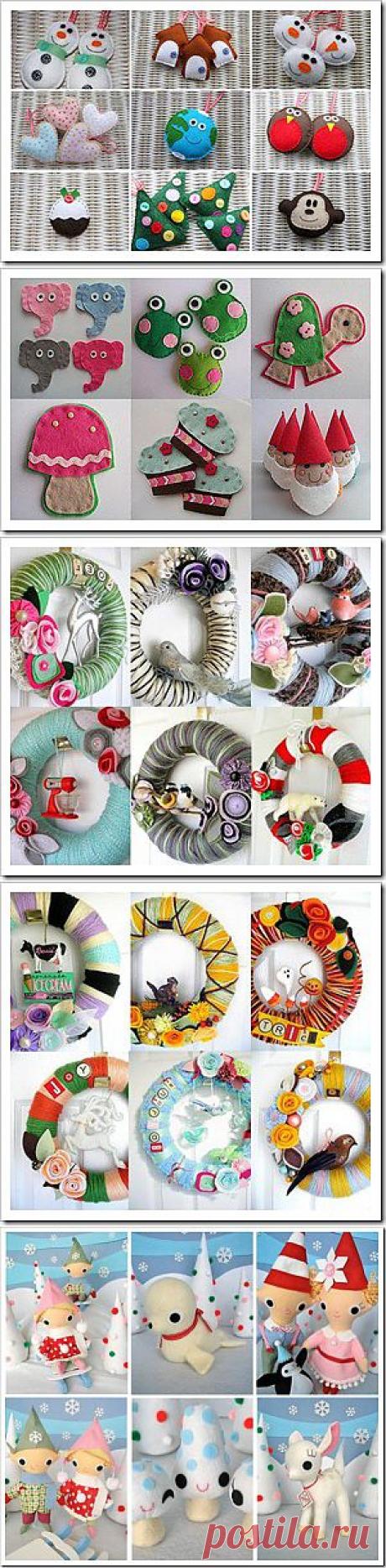 Новогодние игрушки своими руками