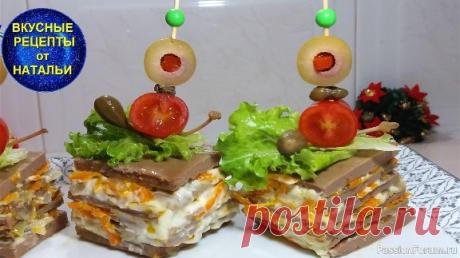 Печеночный Торт – Закуска на праздничный стол. Рецепт без выпечки блинов на сковороде. Сегодня  у меня очень легкий и быстрый рецепт вкусного,сытного печеночного торта без выпечки блинов на сковороде.Эта закуска займет достойное место на вашем праздничном столе.ИНГРЕДИЕНТЫ:Свиная печень – 300 грМука – 90 грМолоко – 100 млЯйцо – 1 штРастительное масло – 1 ст.л.СольПерецДля...