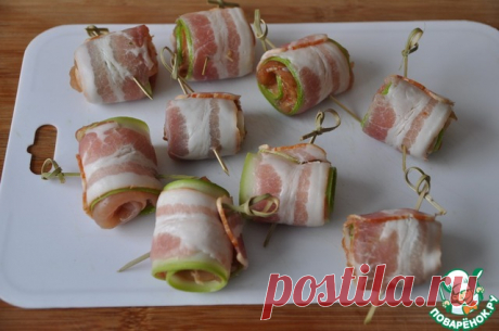 Пикантные рулетики &quot;Завитки&quot; - вкусно, сочно, ароматно и пикантно одновременно
