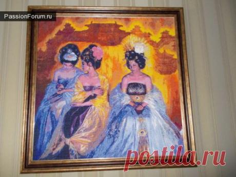 мои вышивки / Вышивка. Работы пользователей / PassionForum - мастер-классы по рукоделию