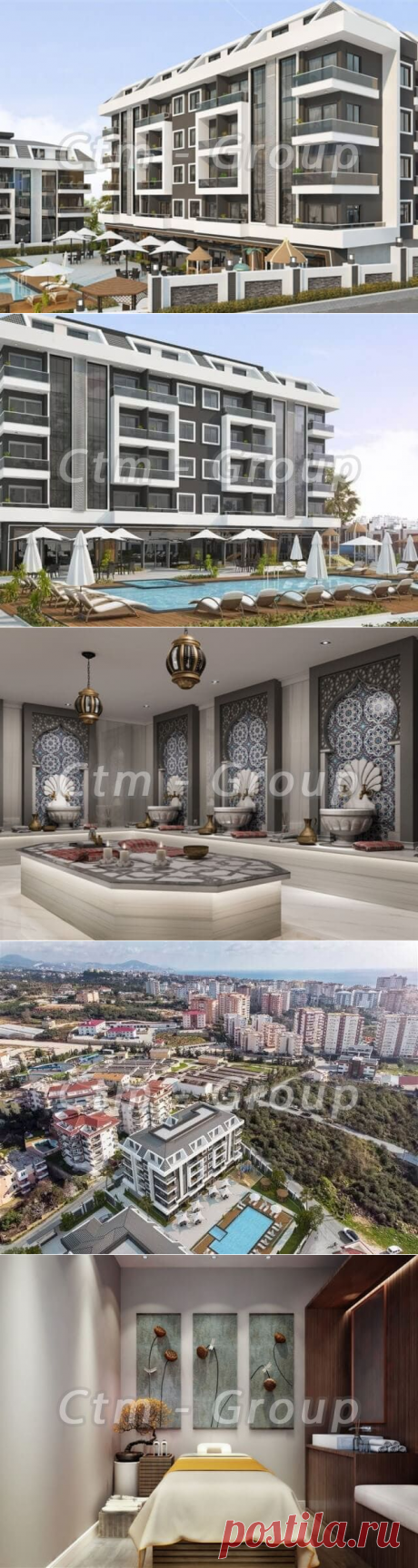 Апартаменти 1 + 1 класу люкс в районі Оба