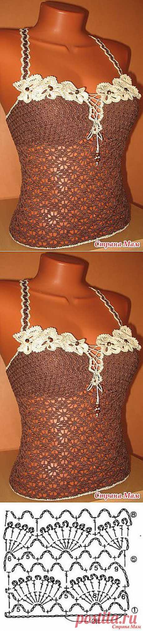 ТОП НА КОСТОЧКАХ КРЮЧКОМ. МАСТЕР-КЛАСС.