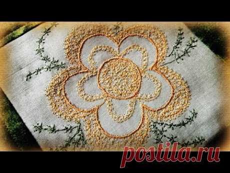 МАШИННАЯ ВЫШИВКА С НУЛЯ.УРОК 1.Настройка швейной машины,простая вышивка для изделия.Способы практики