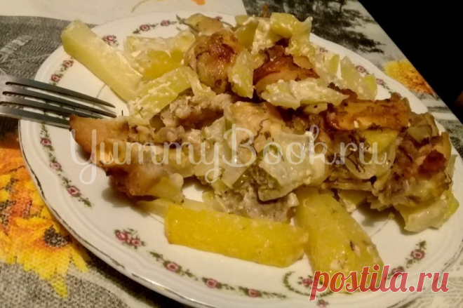 Картошка с курицей в рукаве (в духовке) - простой и вкусный рецепт с пошаговыми фото Как приготовить картошка с курицей в рукаве (в духовке). Пошаговый рецепт с фотографиями, подробным описанием и ингредиентами.