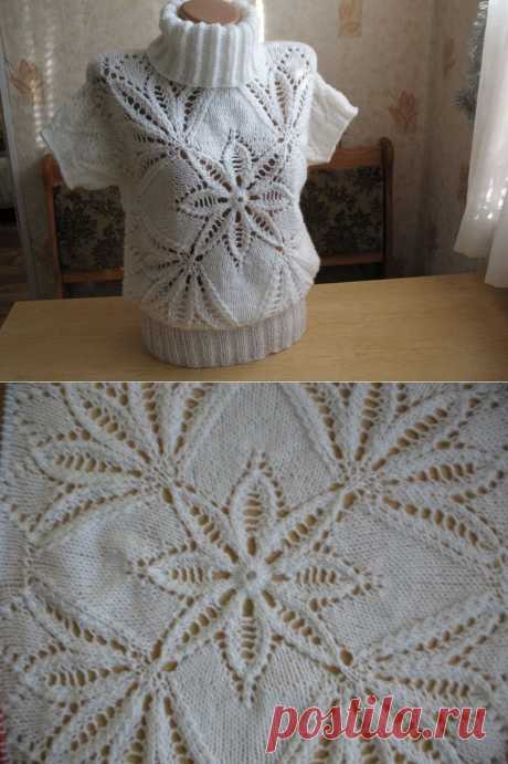 Пуловер Морозный узор / KNITLY.com - блог о рукоделии