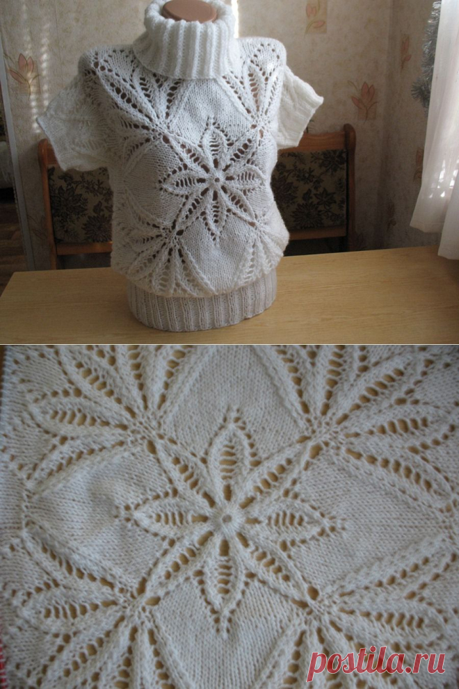 Пуловер Морозный узор / KNITLY.com - блог о рукоделии