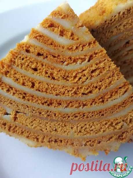 Торт &quot;Карамельный медовик&quot; – кулинарный рецепт