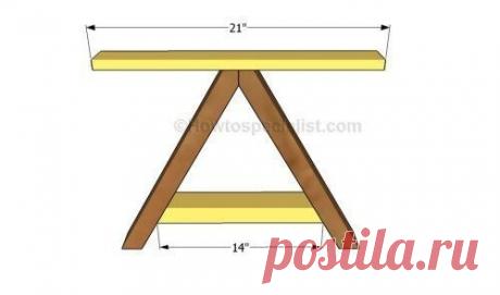 Необычный столик своими руками