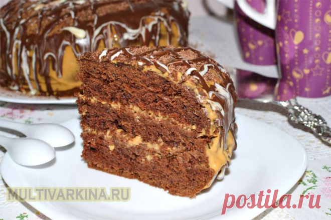 Шоколадный торт в мультиварке