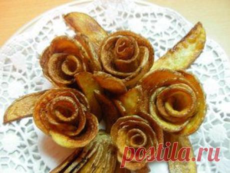 Картофельные цветы от Юлии Высоцкой | www.wmj.ru