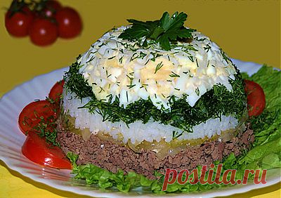 Печеночный салат
