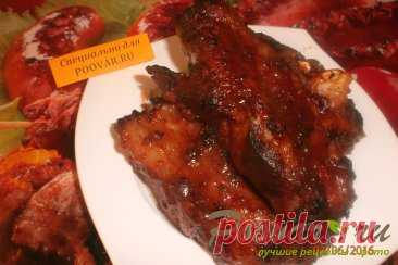 Свиные рёбрышки по-канадски