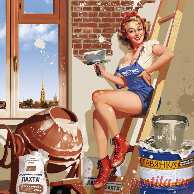 Иллюстрация стройка. Просмотреть иллюстрацию стройка из сообщества русскоязычных художников автора Data   Доронина Татьяна в стилях: Реклама, нарисованная техниками: Растровая (цифровая) графика.