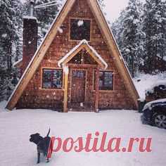 a-frame cabin. love.
