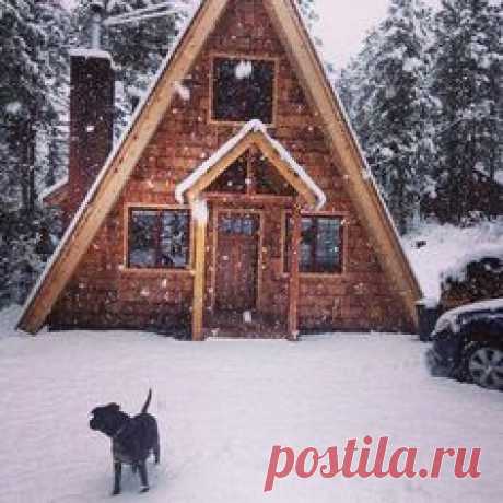 a-frame cabin. love.