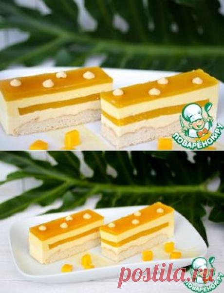Манговый-кокосовый торт - кулинарный рецепт